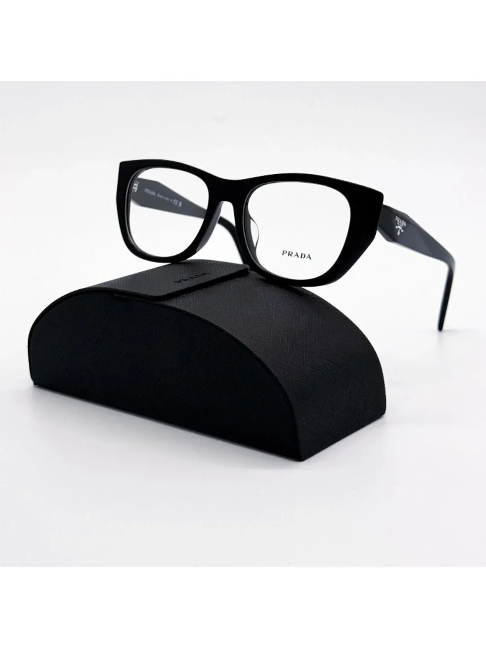 NEW PRADA EYEGLASSES PRA18VF 16K1O1 BLACK WOMEN EYEWEAR PR A18VF 16K1O1, VPR A18